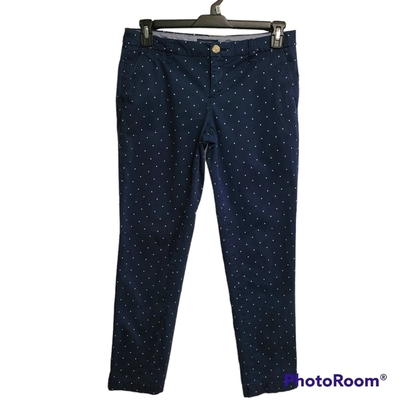 Tommy Hilfiger Navy Blue Polka-dot Montauk Chino Pants - Picture 9 of 9